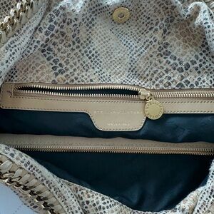 Falabella Tote Snakeskin Canvas